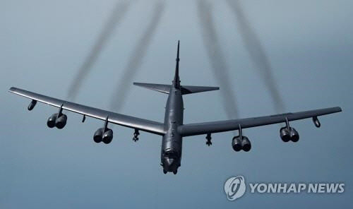 미군 B-52H 폭격기[로이터=연합뉴스 자료사진]